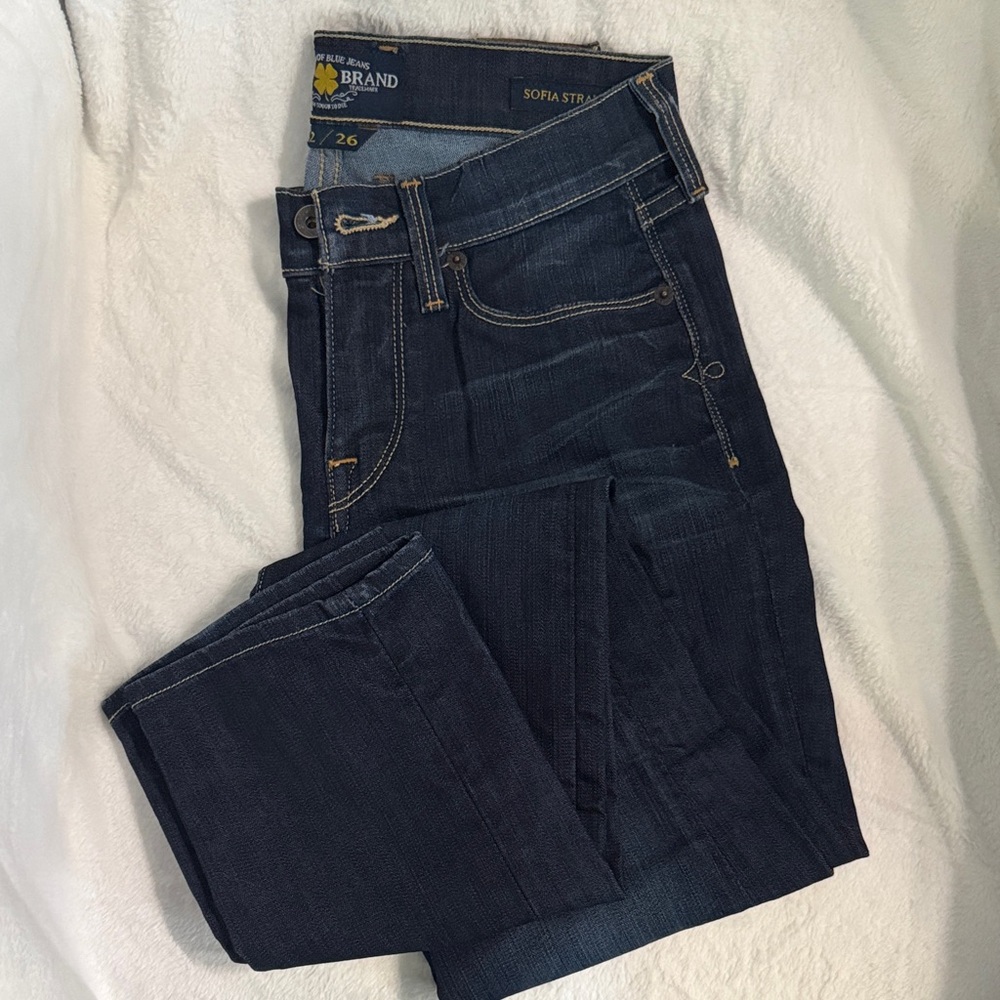 Lucky Brand women’s  Deep Indigo Slim Straight Jeans
